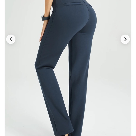 Betabrand Large Petite Trousers Classic Dress Pant Yoga Straight 30 leg like new - Picture 8 of 11